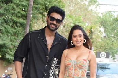 Sreenivas Bellamkonda And Nushrratt Bharuccha Slay In Casuals As They Promote Their Next Chatrapathi