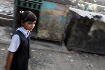 In pics: Life of Slumdog... stars in Mumbai slum
