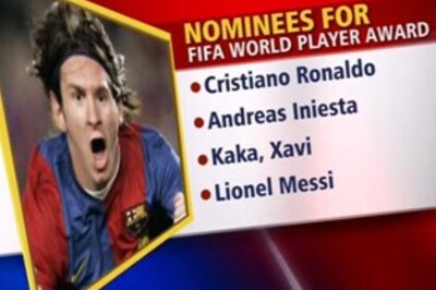 Ronaldo, Messi in FIFA Player of the Year list
