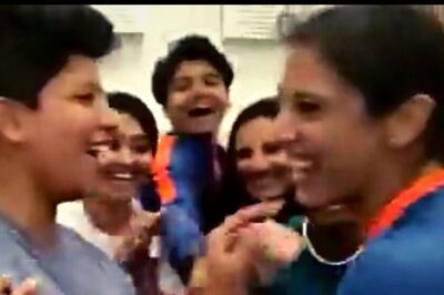Team India Celebrates in South Africa As Smriti Becomes 1st Player to be Sold in WPL Auctions - WATCH