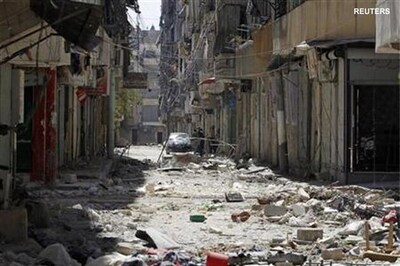 Assad's forces accused of massacre near Syrian capital