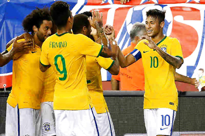 Substitute Neymar inspires Brazil to 4-1 win over US