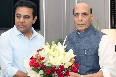 Telangana Minister in Delhi: KTR Meets Rajnath Singh, to Hold Discussion With Hardeep Singh Puri