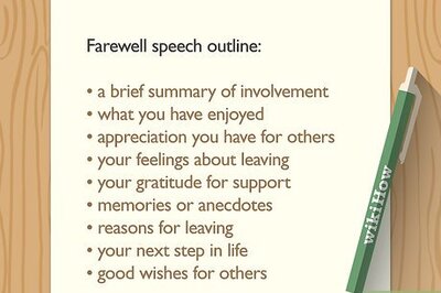 How to Make a Farewell Speech