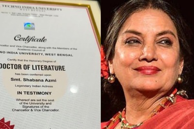 Shabana Azmi Receives Her '6th Honourary Doctorate' At Kolkata's Techno India University