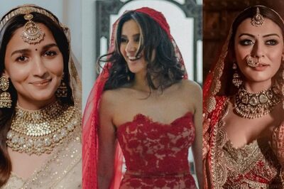 From Alia Bhatt’s Ivory Saree To Hansika Motwani’s Red Lehenga, The Gorgeous Brides In 2022