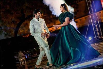 Niharika Konidela Rocks the Dance Floor on Uncle Chiranjeevi's Hit Song at Her Sangeet