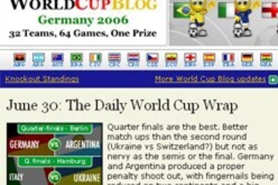 World Cup fans blog their support