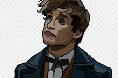 How to Draw Newt Scamander