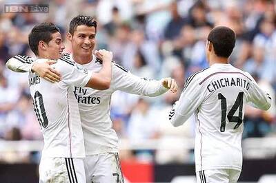 Ronaldo nets thrice as Real Madrid thrash Deportivo 8-2