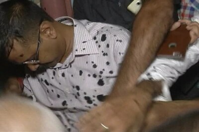 Two Men Throw Ink on Delhi CM Arvind Kejriwal, Police Detain Them