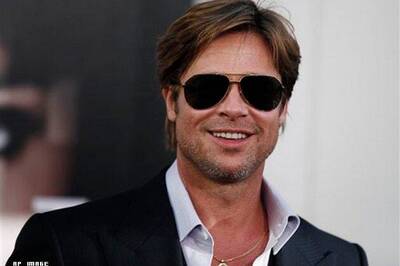 Brad Pitt leads sing-along at film-awards gala