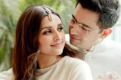 Raghav Chadha Blushes as Parineeti Chopra Teases Her In-Laws in UNSEEN Engagement Video, Watch