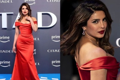 Priyanka Chopra Looks Straight Out Of A Dreamscape In A Red Gown At The Citadel Premiere In London