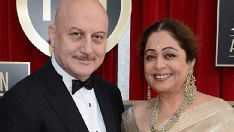 Anupam Kher wishes wife Kirron happy 28th anniversary