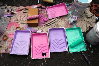 Refresh Your Home Decor With Marble Trays and Pastel Walls