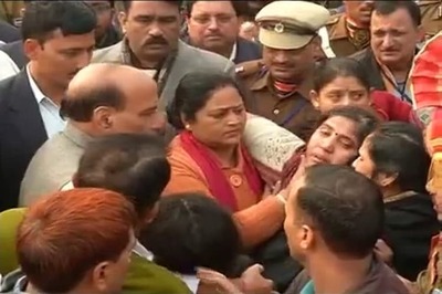 Families of BSF men who died in Dwarka crash inconsolable, Rajnath Singh's words of comfort fail to have an impact