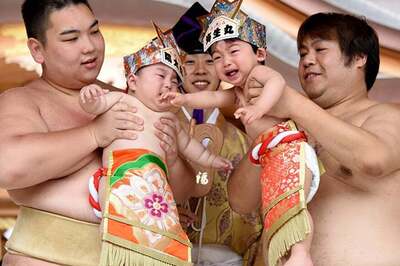 Bawling Babies Face Off in Japan's 'Crying Sumo'