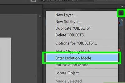 How to Turn Off Isolation Mode in Illustrator