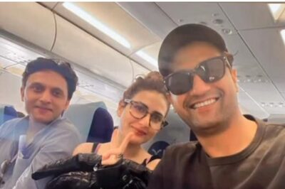 Fatima Sana Shaikh Calls Vicky Kaushal, Zeeshan Ayyub 'Achhe Bachche' as They Jet Off for Sam Bahadur Shoot