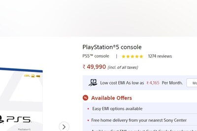 Sony PlayStation 5 Restock in India: Price, Where to Buy and Offers