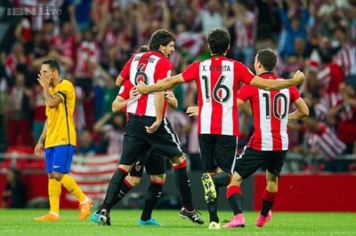 Athletic Bilbao rout Barcelona 4-0 in 1st leg of Spanish Super Cup
