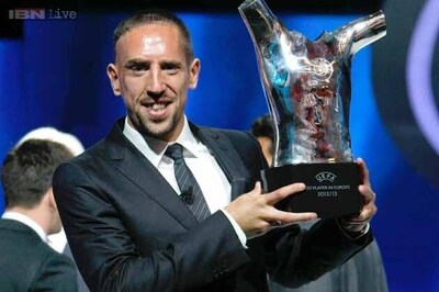 Bayern's Ribery wins UEFA best player award