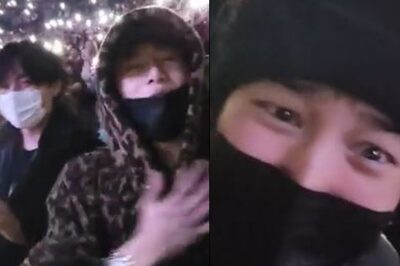 BTS' V, Jungkook, Jimin and J-Hope Singing Falling at Harry Styles’ LA Concert is the Most Epic Fan Moment Ever