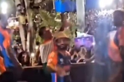 Fan Who Climbed Tree During Team India’s Parade Recorded This Video And Kohli Noticed Him
