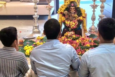 Dhanush Offers Prayers To Lord Ganesh With Sons Yathra, Linga on Vinayagar Chaturthi; See Photo