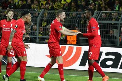 Europa League: Liverpool earn draw on Klopp's Dortmund reunion