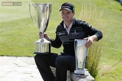 Johnson uses late charge to win BMW Championship