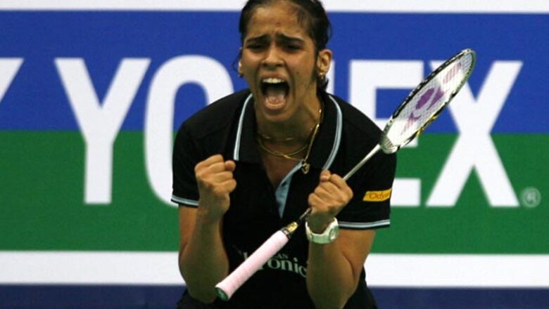 Saina Nehwal receives Khel Ratna