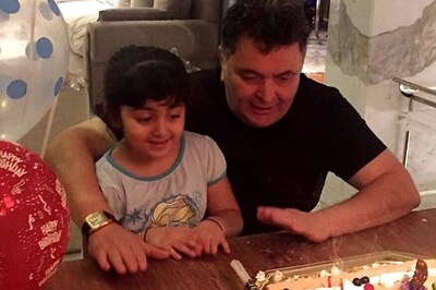 Rishi Kapoor Rings In His Birthday With Grand Daughter Samara