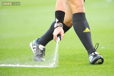 Vanishing spray approved for UEFA competitions