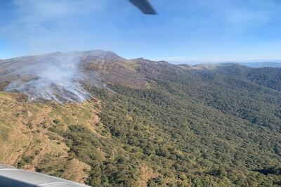 Forest Fire in Nagaland's Dzukou Valley Increasing Its Magnitude, Spreading to Manipur Hills: NDRF