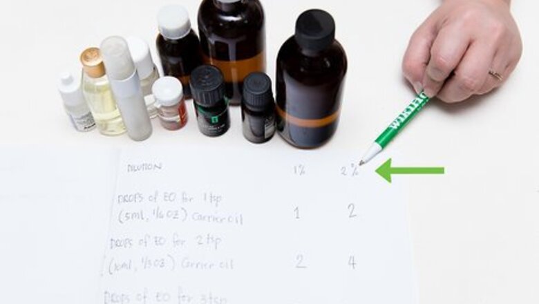 How to Make a Dilution Using Essential Oils and a Base Material