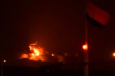 Butcher Island Fuel Tank Fire: Firefighting Still Underway