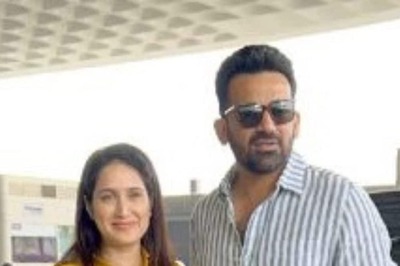 Anant-Radhika Pre-Wedding Festivities: Zaheer Khan, Wife Sagarika Ghatge Meet Up With Surya Kumar Yadav as Trio Leaves for Jamnagar