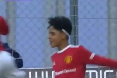 Siuuu! Cristiano Ronaldo Jr Scores for Manchester United U-12 and Celebrates Like His Father