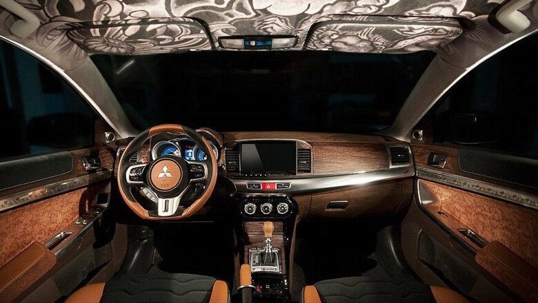 Mitsubishi Lancer Ralliart Allroads Ronin gets Japanese Tradition Inspired Cabin by Vilner [Video]