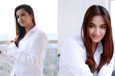 Telugu Actress Pujita Ponnada Looks Stunning In White Shirt And Denim Shorts