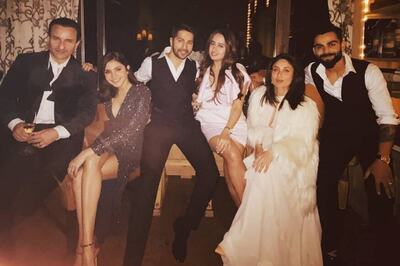 Anushka Sharma-Virat Kohli Celebrate New Year with Saif Ali Khan-Kareena Kapoor, Varun Dhawan and Natasha