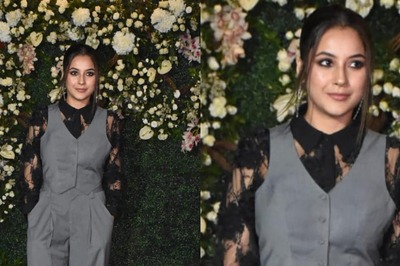 Shehnaaz Gill Has Everyone's Attention As She Slips Into a Power Suit For Aayush Sharma's Birthday Bash
