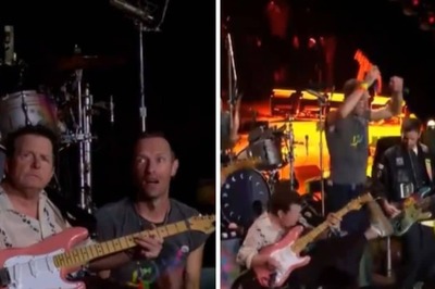 Watch: Michael J Fox Joins Coldplay For An Unforgettable Moment At Glastonbury Festival 2024