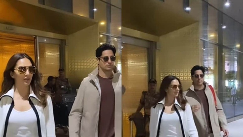 Sidharth Malhotra, Kiara Advani Return Mumbai Ahead of Anant Ambani-Radhika Merchant’s Wedding; Watch