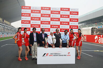 Formula One Indian Grand Prix trophy unveiled