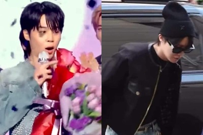 Jimin on Music Bank: BTS' J-Hope Is Biggest Mochi Cheerleader; Surprises Him on Stage, Gifts Flowers