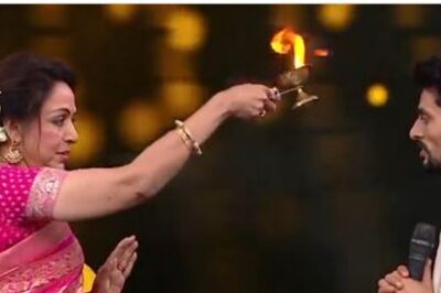 Hema Malini Chants Shloka, Performs Aarti of Contestant to Ward Off Evil Eye on Hunarbaaz; Watch