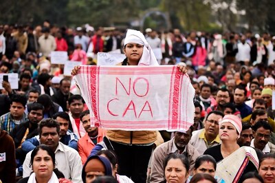 Left-leaning Bodies to Form Human Chain Against CAA & NRC on January 30